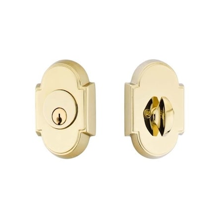 Emtek Bright Brass Deadbolt 8466US3 8466US3